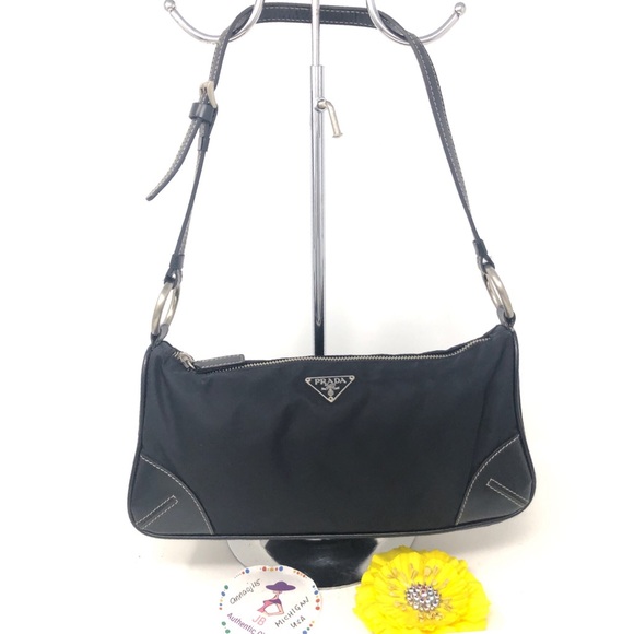 Prada Handbags - Prada Nylon Black Handbag